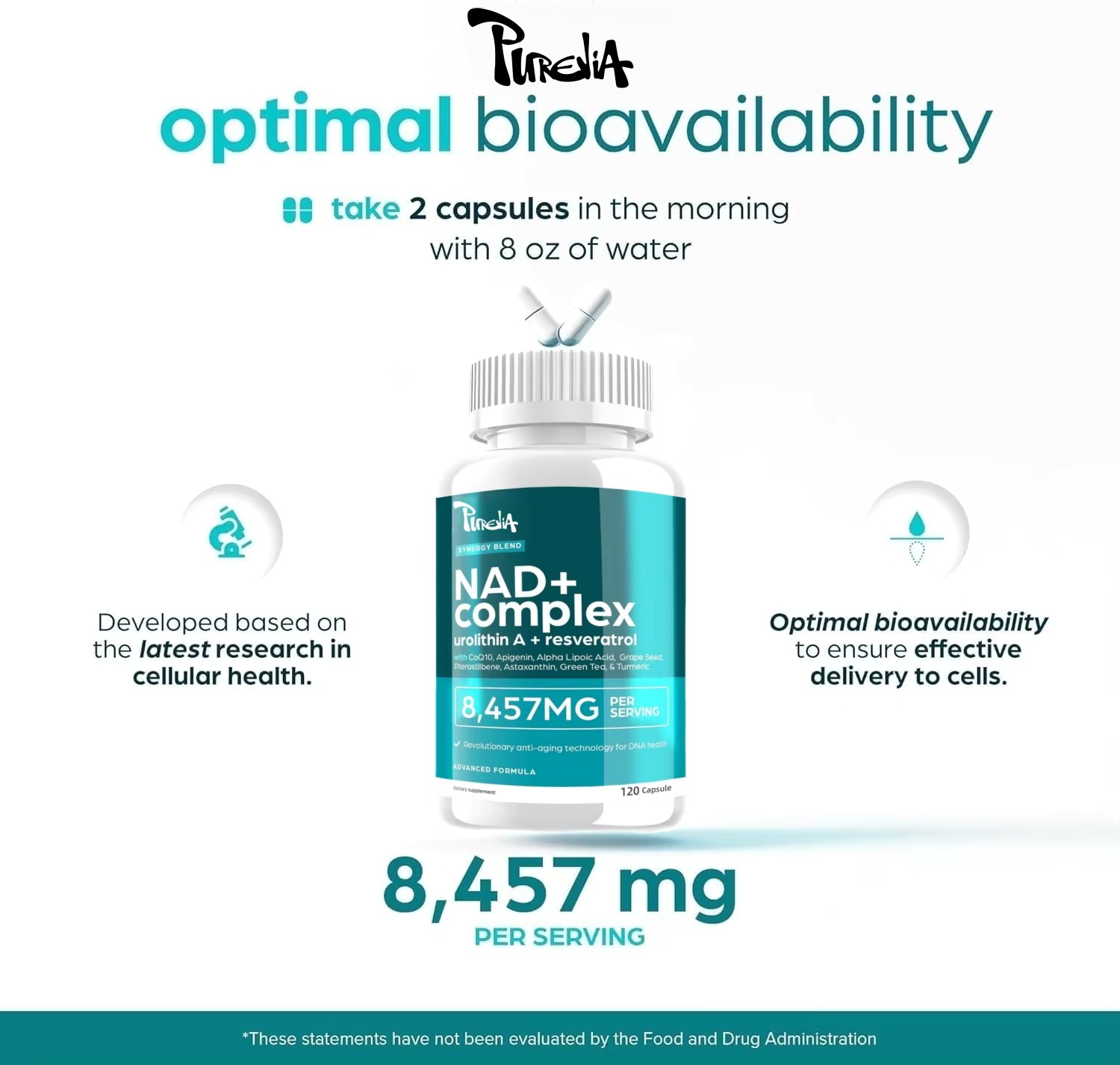 NAD Plus Supplement - Natural  - огляд і ціна Health Wellness And