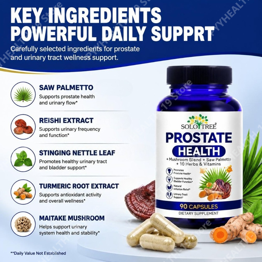 SOLO TREE Prostate Health Caps - огляд і ціна Health Wellness And