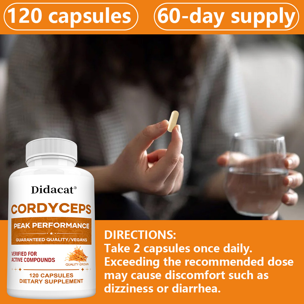 Cordyceps Mushroom Capsules 10 - огляд і ціна Health Wellness And